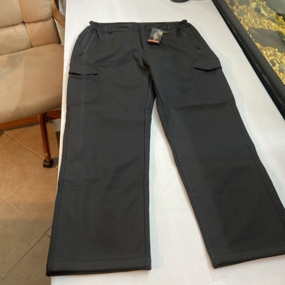 Free Soldier Cargo Pants 36x30 Black Mens Hiking Ski‎